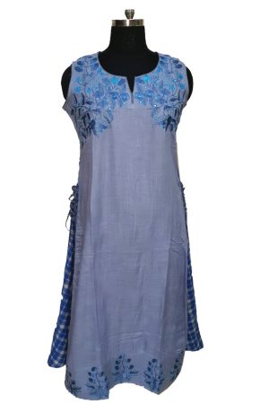 Embroidered Rayon Tussel style kurti. S,M,L,XL, PSK100037